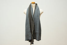 画像をギャラリービューアに読み込む, Cotton Wool W- Face Muffler (Brown×gray)