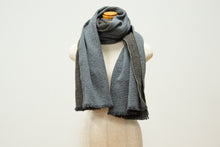 画像をギャラリービューアに読み込む, Cotton Wool W- Face Muffler (Brown×gray)