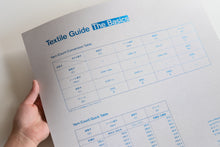 画像をギャラリービューアに読み込む, Textile Guide【The Basics】/ Poster