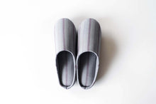 画像をギャラリービューアに読み込む, SASHIKO Stripe (Gray) / Slippers