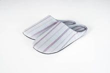 画像をギャラリービューアに読み込む, SASHIKO Stripe (Gray) / Slippers