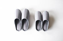 画像をギャラリービューアに読み込む, SASHIKO Stripe (Gray) / Slippers