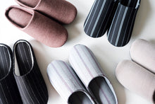画像をギャラリービューアに読み込む, SASHIKO Stripe (Black) / Slippers