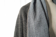 画像をギャラリービューアに読み込む, Cotton Wool W- Face Muffler (Brown×gray)