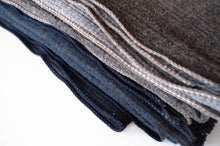 画像をギャラリービューアに読み込む, Cotton Wool W- Face Muffler (Navy×black)