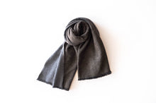 画像をギャラリービューアに読み込む, Cotton Wool W- Face Muffler (Brown×gray)