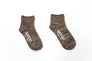 Silk Noil Socks  by ”SAYUU"