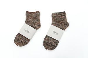 Silk Noil Socks  by ”SAYUU"