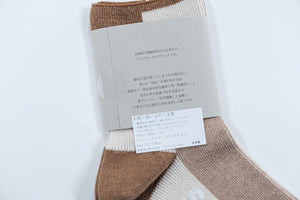 Colored Organic Cotton Socks  by ”SAYUU"