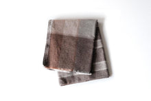 Load image into Gallery viewer, Colored Co/Wool Blanket (cacao)
