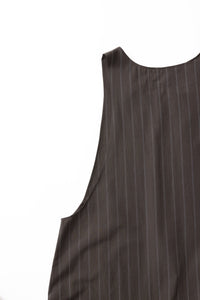 High Count Cupro Stripe NOS
