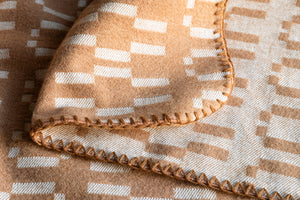 Organic Colored Cotton Blanket (Camel)