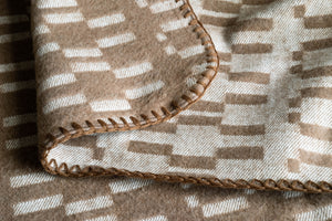 Organic Colored Cotton Blanket (brown)