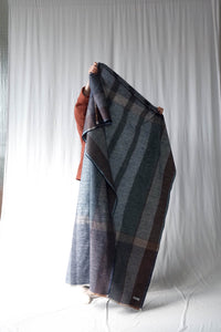 Sashiko Organic Cotton Blanket (Kuchinashi)